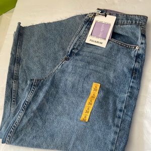 Pull&Bear Blue Flare & Wide Leg Jeans